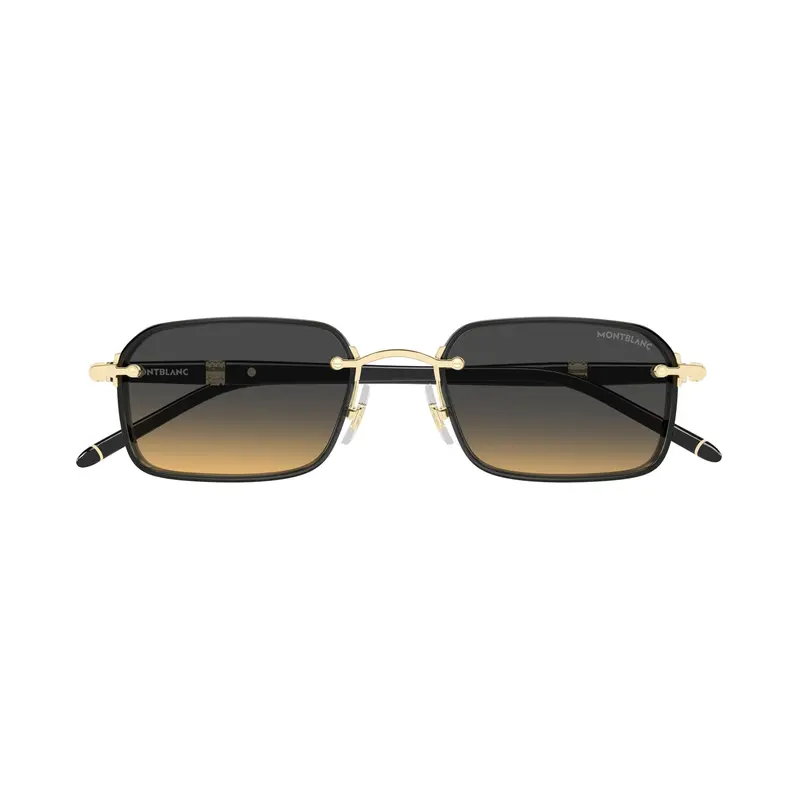 Bold Square Frame Gradient Lens Montblanc Sunglasses 1