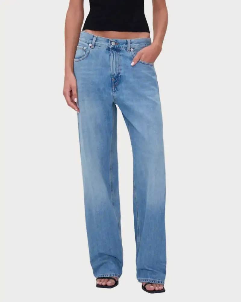 Bonnie Straight Leg Jean In Real Blue 1