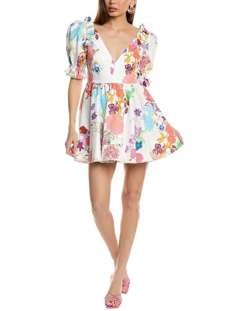 Borgo De Nor Aja Pique Mini Dress 1