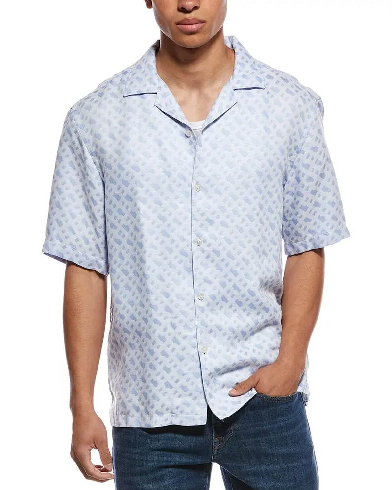 Boss Hugo Boss Lars Linen-Blend Shirt 1