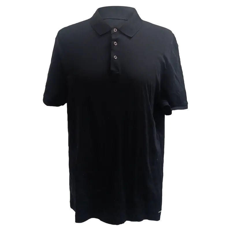 Boss Regular-Fit Polo Shirt In Black Cotton 1