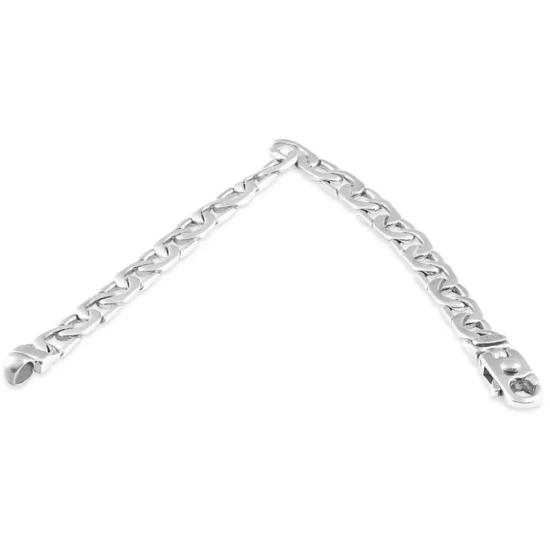 Braccio Men's 20 Gram Clip Link Solid Silver Bracelet 8.5" Size: 8.5 1
