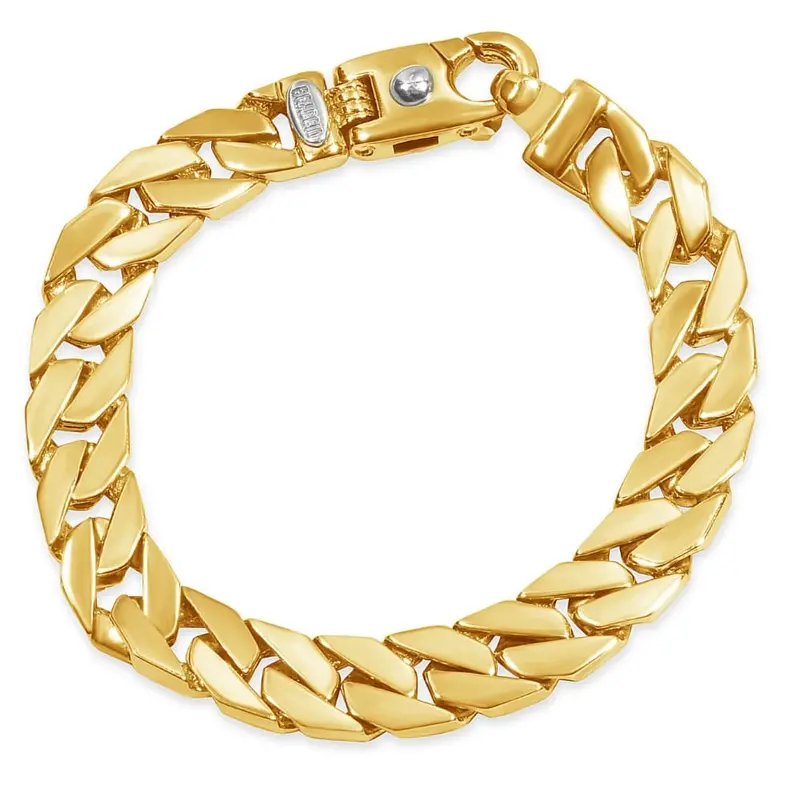 Braccio Men's 33 Gram Curb Link Solid Silver Bracelet 8.5" Size: 8.5 1