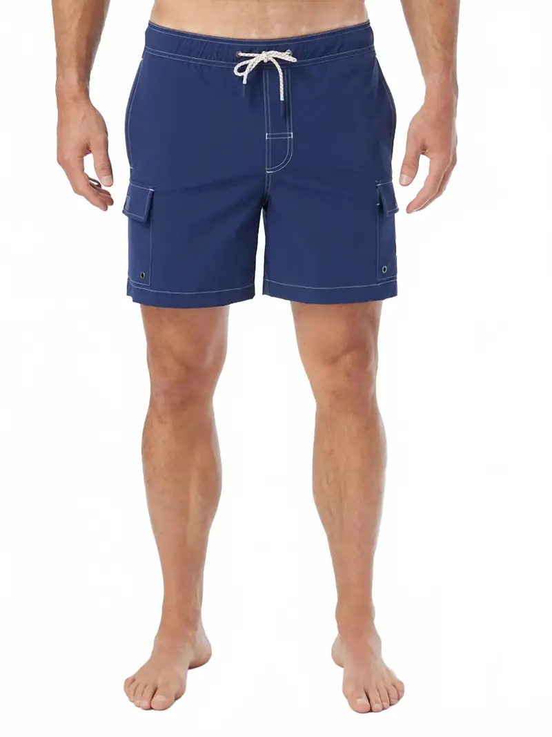 Breaker Swim Shorts In Navy 1