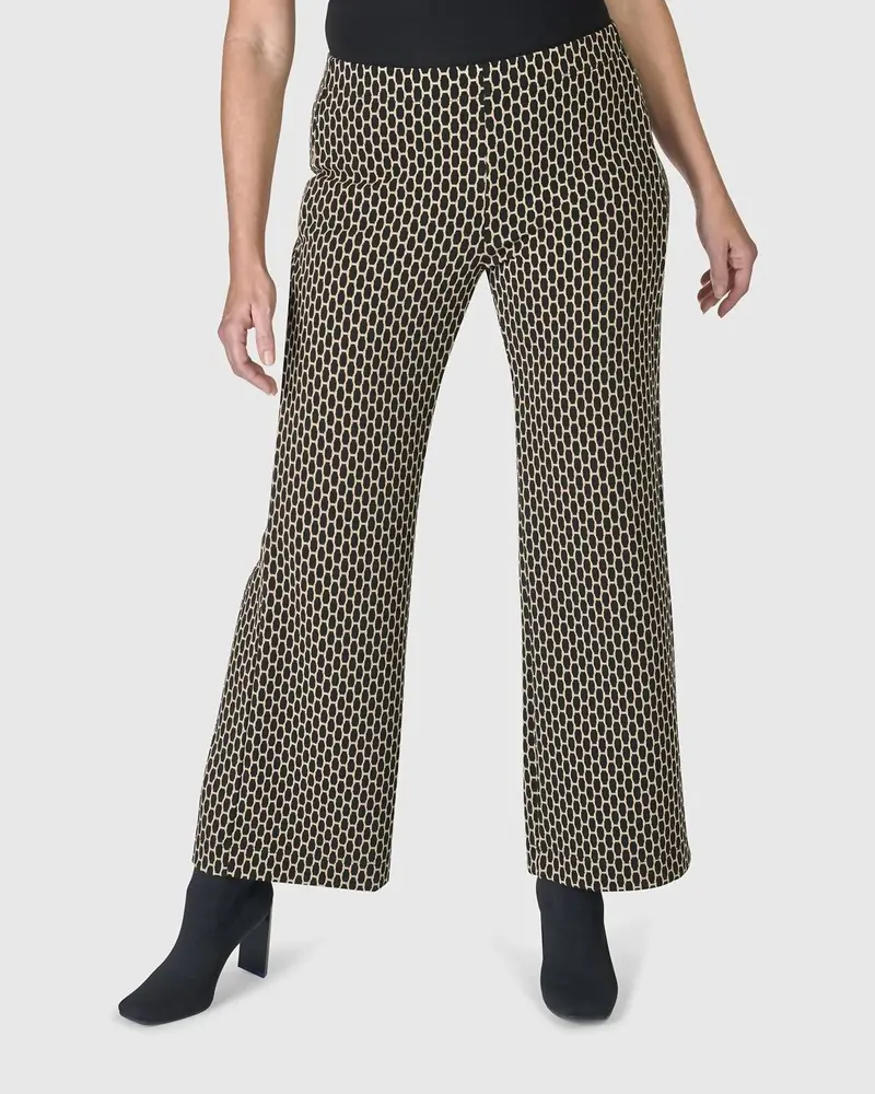 Brienne Mid Rise Trousers In Hive 1