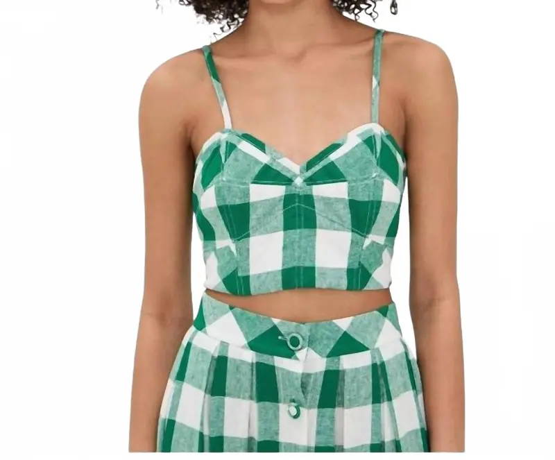 Brookie Top In Emerald 1