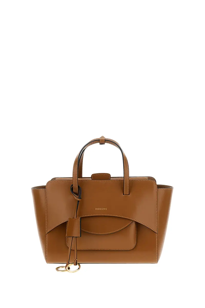 Brown Flap M Leather Crossbody Bag 1