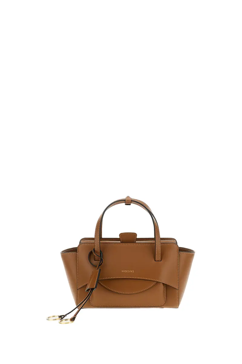 Brown Flap S Leather Crossbody Bag 1