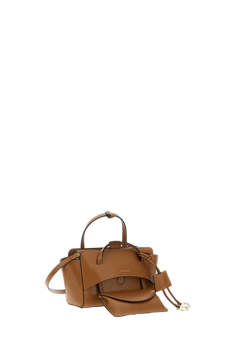 Brown Flap S Leather Crossbody Bag 2