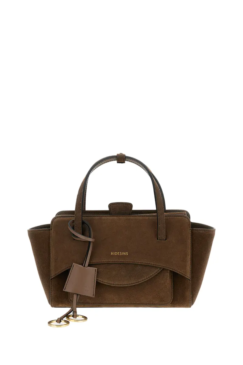 Brown Flap S Suede Crossbody Bag 1