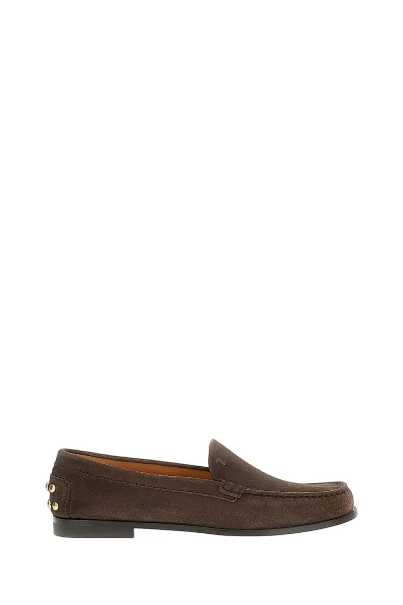 Brown Tod’S Gommini Metallo Loafers 1