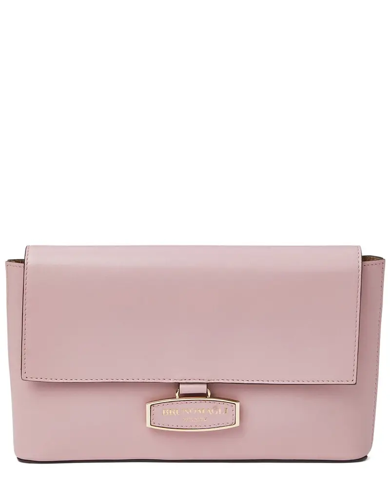 Bruno Magli Stella Leather Clutch Crossbody 1