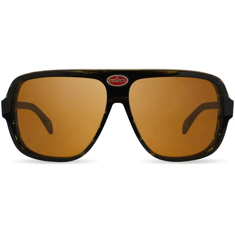 Bugatti Men's 60 Mm Brown Sunglasses 1