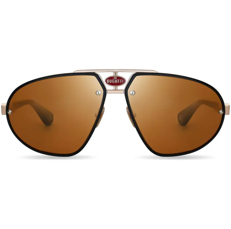 Bugatti Men's 63 Mm Black Sunglasses 1