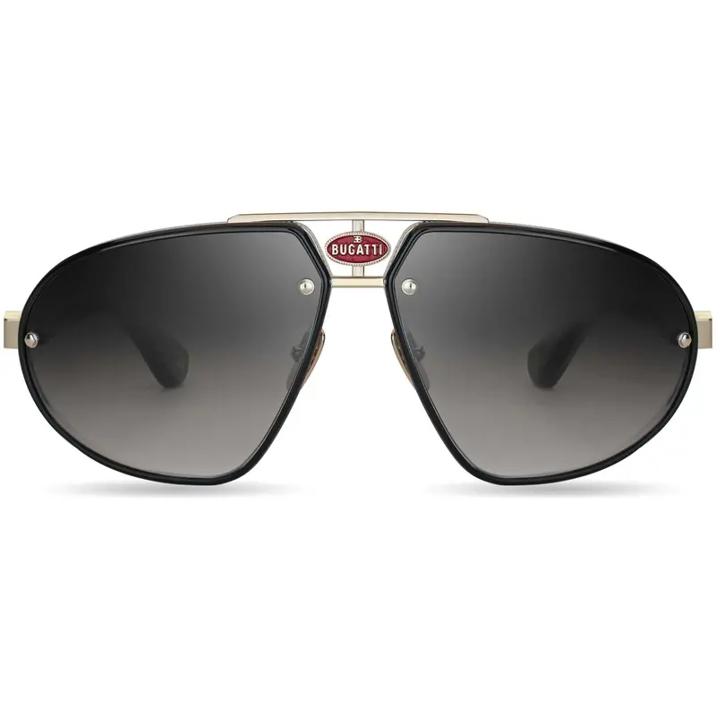 Bugatti Men's 63 Mm Black Sunglasses 1