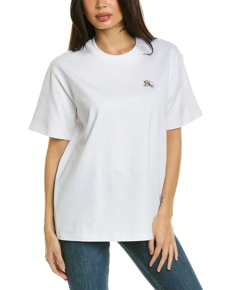 Burberry Crystal Embellished Logo Print T-Shirt 1
