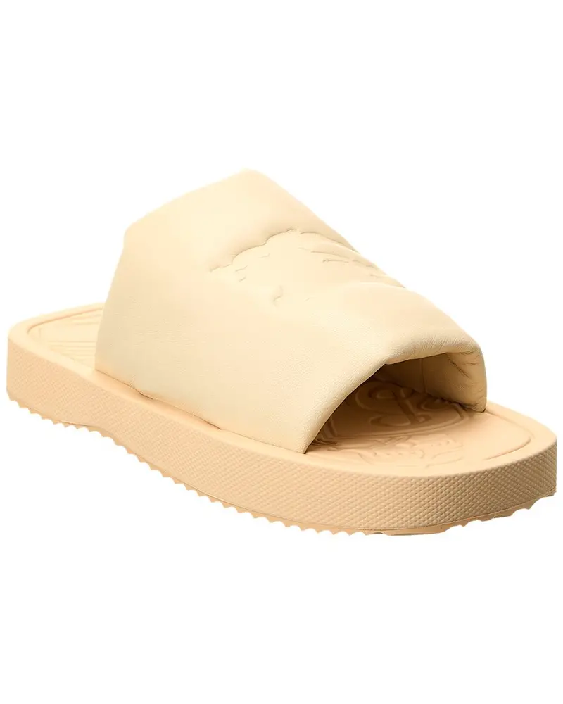 Burberry Ekd Slab Leather Slide 1