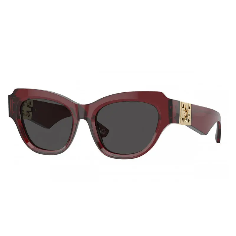 Burberry Sunglasses Cat Eye Full Rim, Bordeaux Frame And Dark Grey Lens Be4423f412887 1
