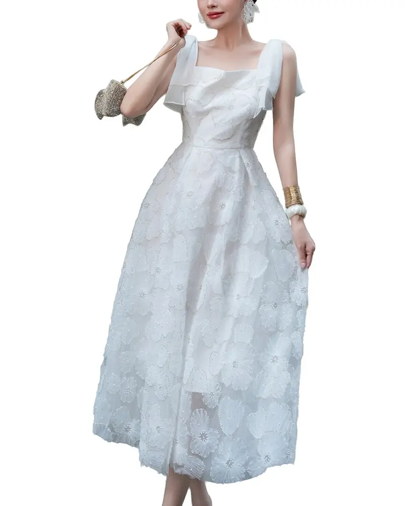 Burryco Embellished Sleeveless Maxi Dress 1