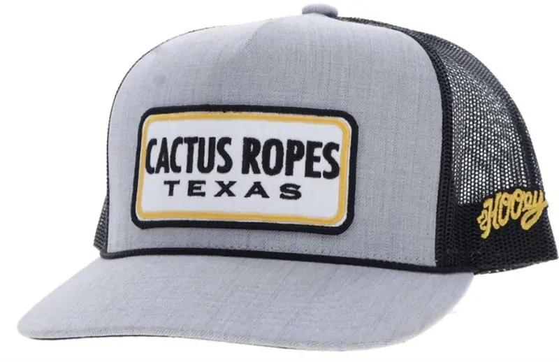 Cactus Ropes Trucker Cap In Grey/Charcoal 1