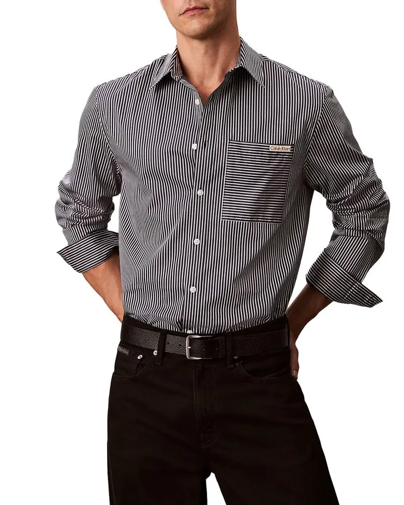 Calvin Klein Satin Relaxed Shirt 1