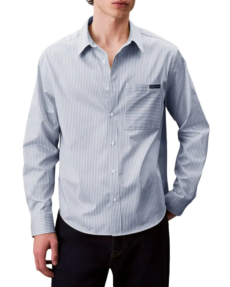Calvin Klein Satin Relaxed Shirt 1