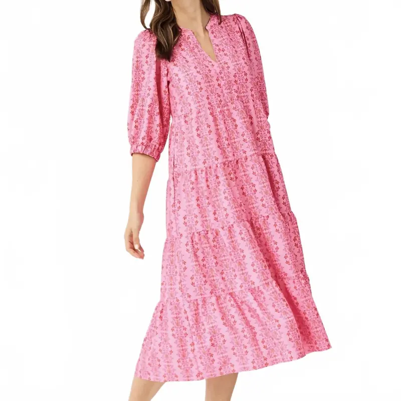 Cameron Midi Dress In Heirloom Vine 1