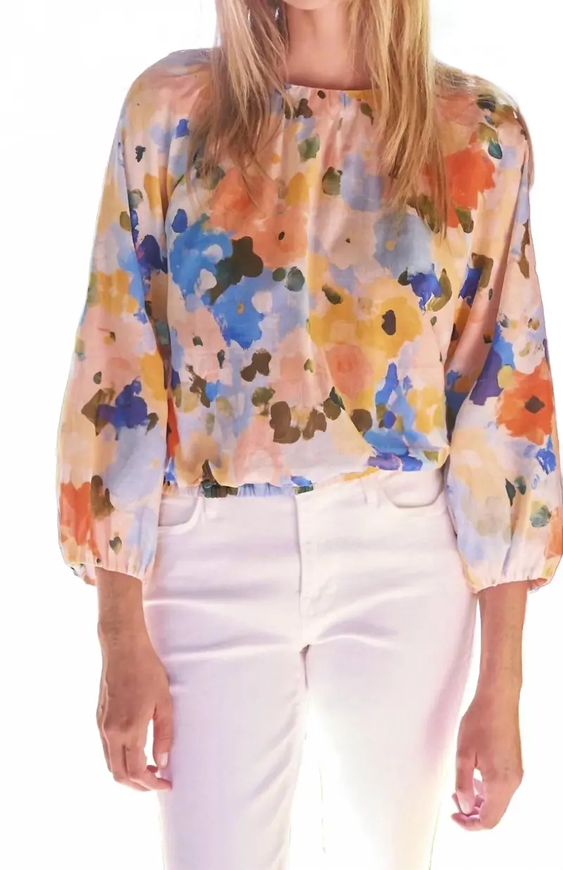 Cameron Top In Floral 1