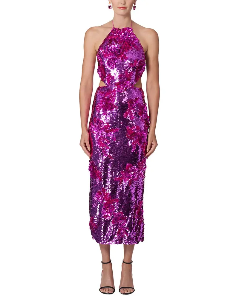 Carolina Herrera Cutout Waist Midi Dress 1
