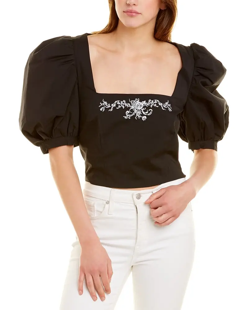 Caroline Constas Long Sleeve Delilah Top 1