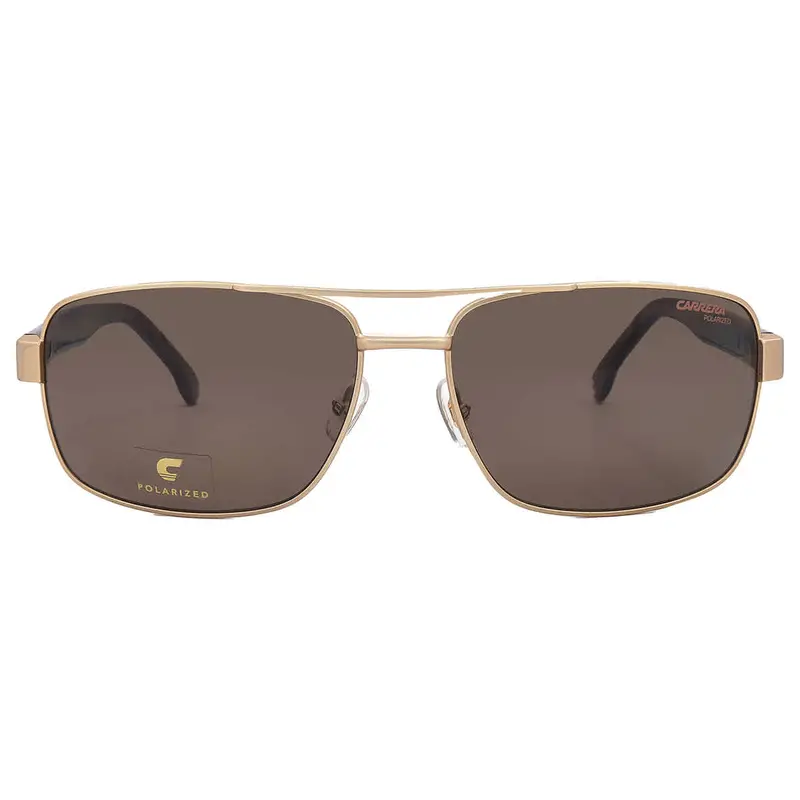 Carrera Polarized Bronze Rectangular Men's Sunglasses Carrera 8063/S 0Aoz/Sp 60 1