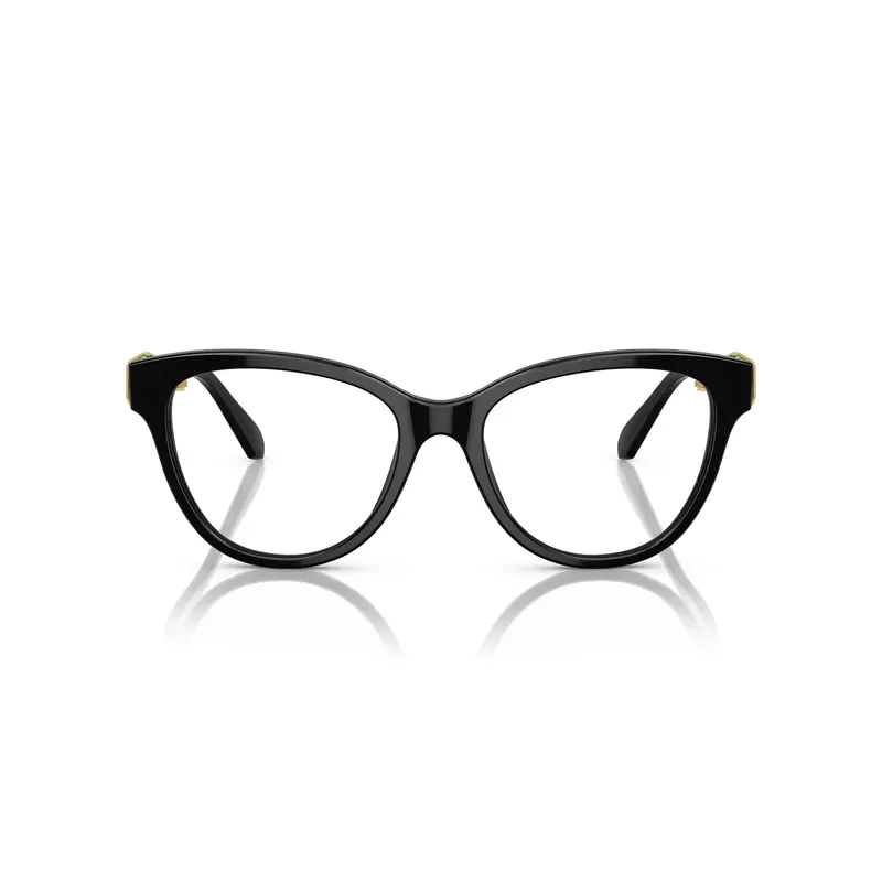 Cat-Eye Sunglasses With Green Crystal Accents 1