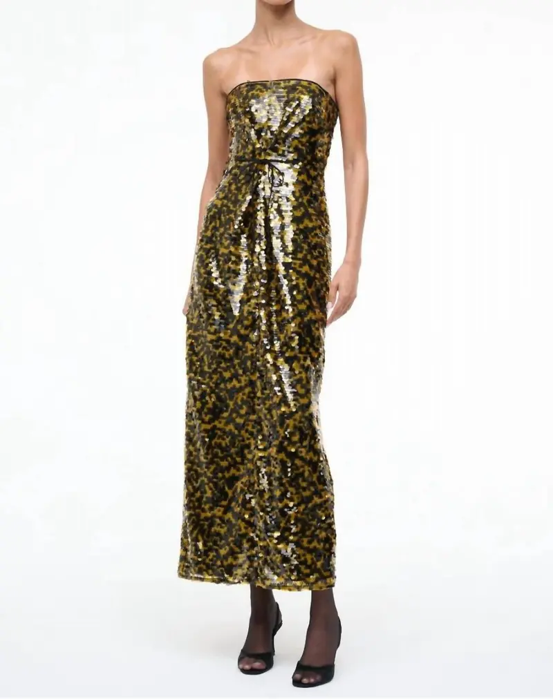 Cece Dress In Tumeric 1
