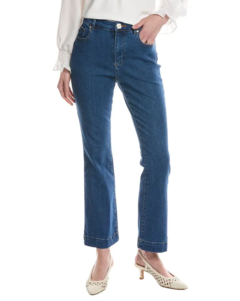 Cece Fit & Flare Denim Pant 1