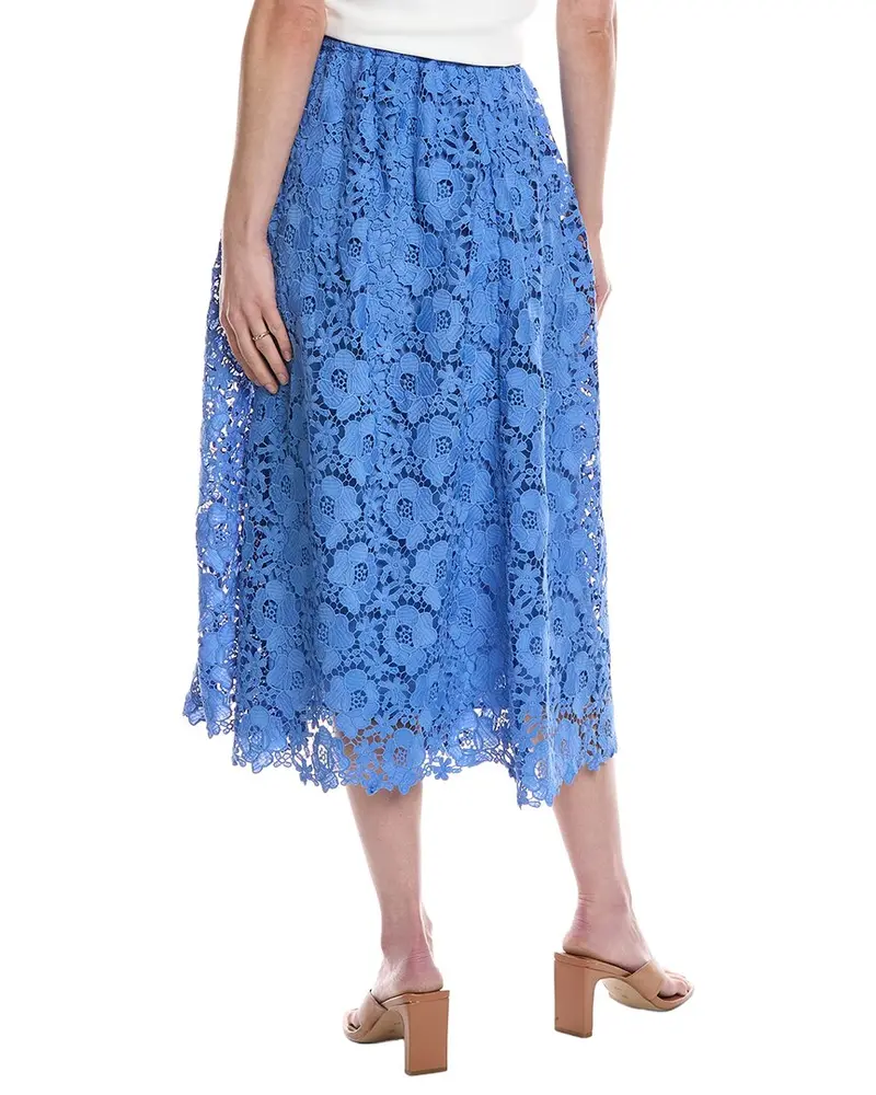 Cece Lace A-Line Midi Skirt 2