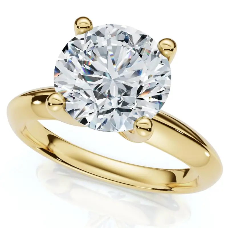 Certified 2.60Ct Solitaire Diamond Engagement Ring Gold Or Platinum Lab Grown 1
