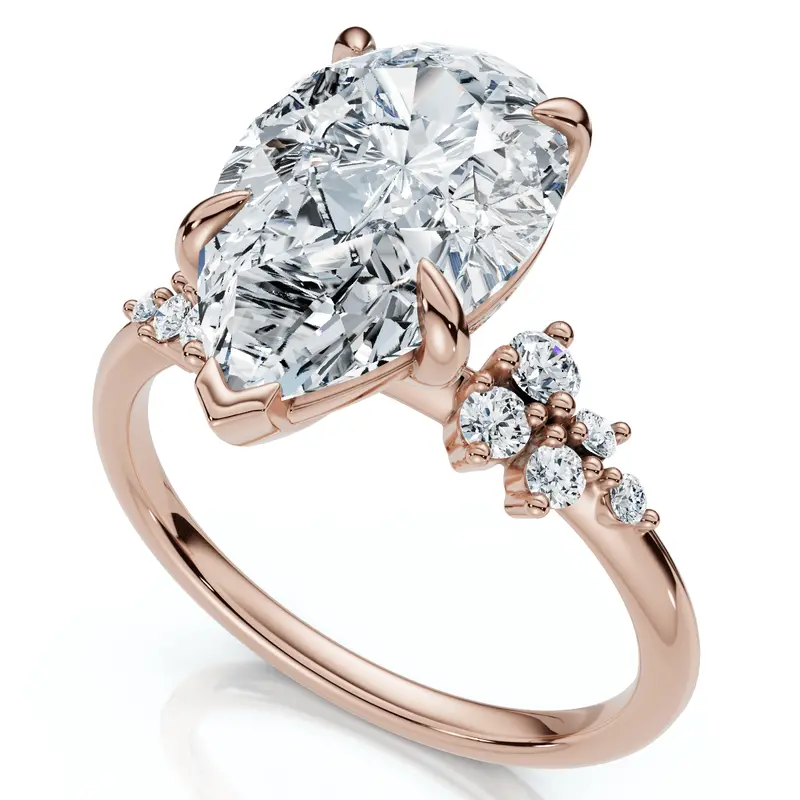 Certified 3 1/3Ct Pear Diamond Engagement Ring 14K Gold Or Platinum Lab Grown 1