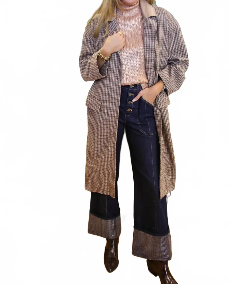 Chandler Coat In Taupe 1