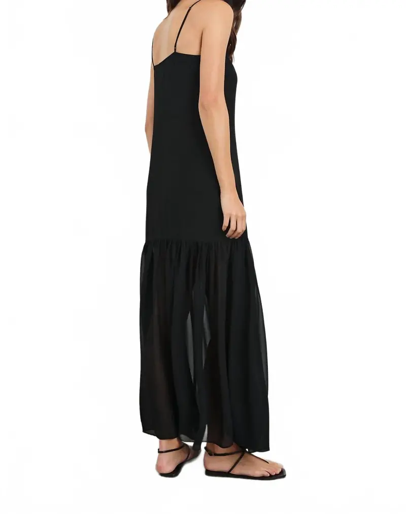 Chandra Maxi Dress In Black 2