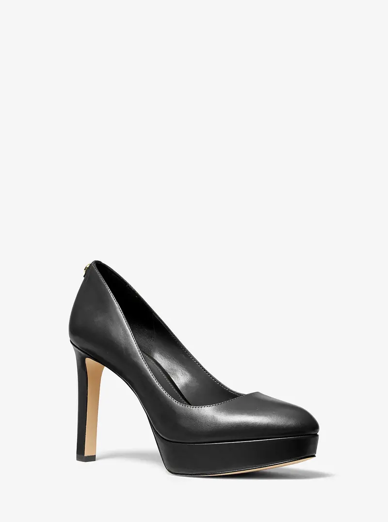 Chantal Leather Platform Pump 1