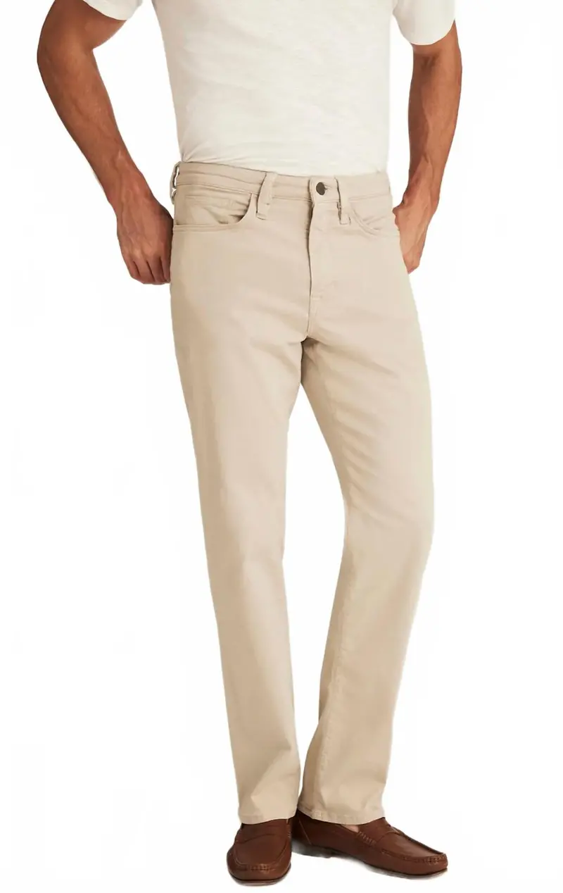 Charisma Relaxed Straight Pants In Dawn Twill 1
