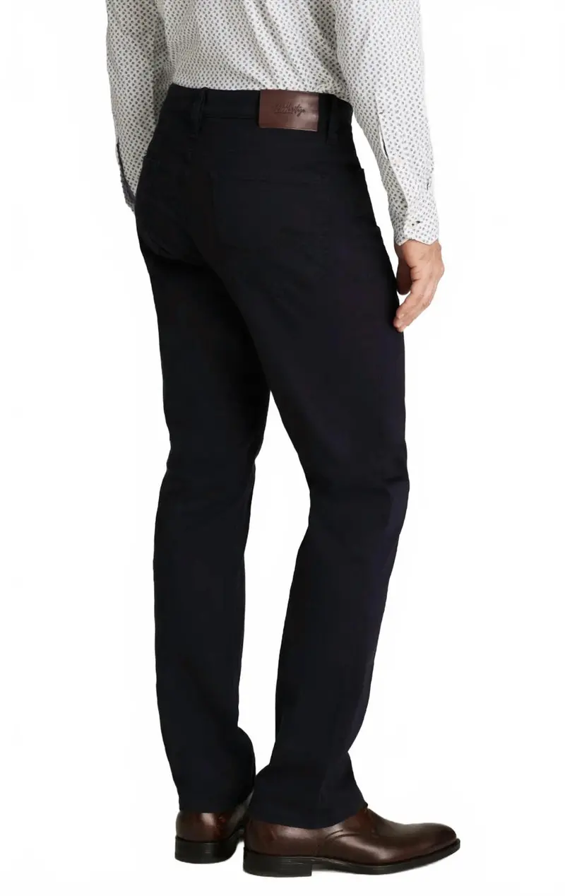 Charisma Relaxed Straight Pants In Navy Twill 2