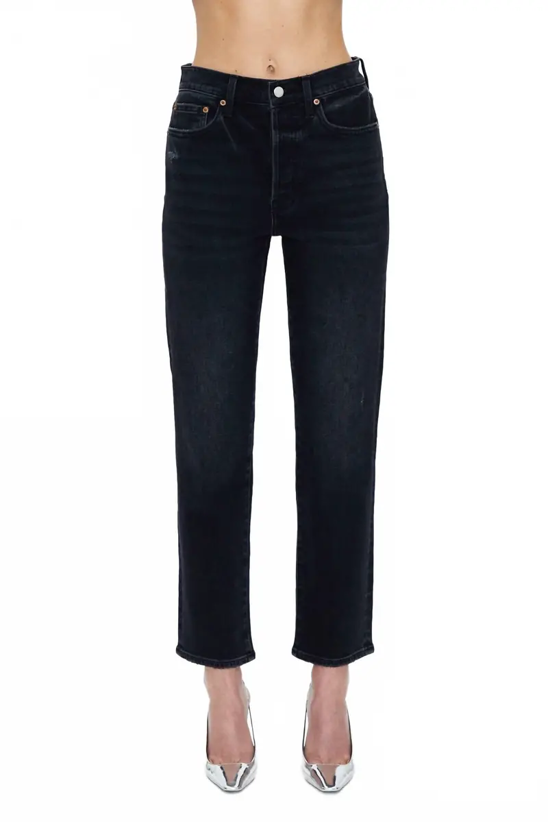 Charlie High Rise Classic Straight Ankle Jean In Jubilee Vintage 1