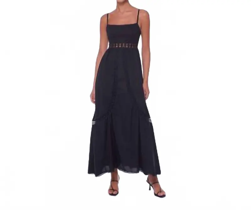 Charlotte Maxi Dress In Black 1