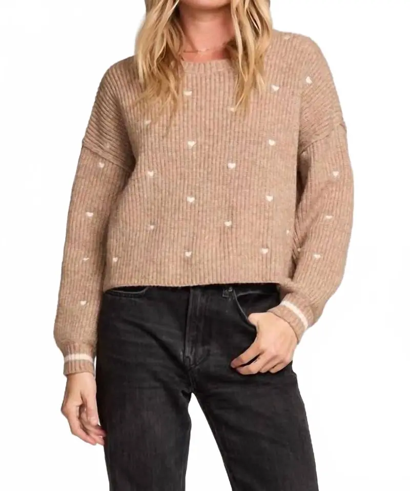 Charmer Sweater In Mocha 1