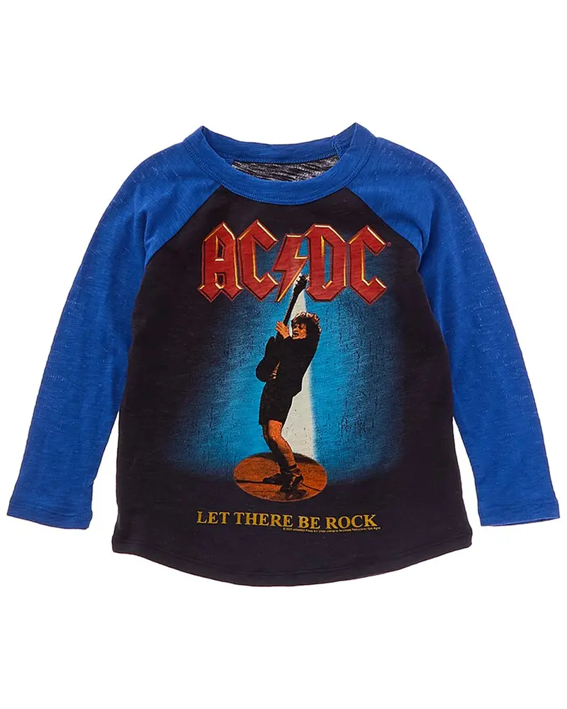 Chaser Ac/Dc Let There Be Rock Baseball T-Shirt 1