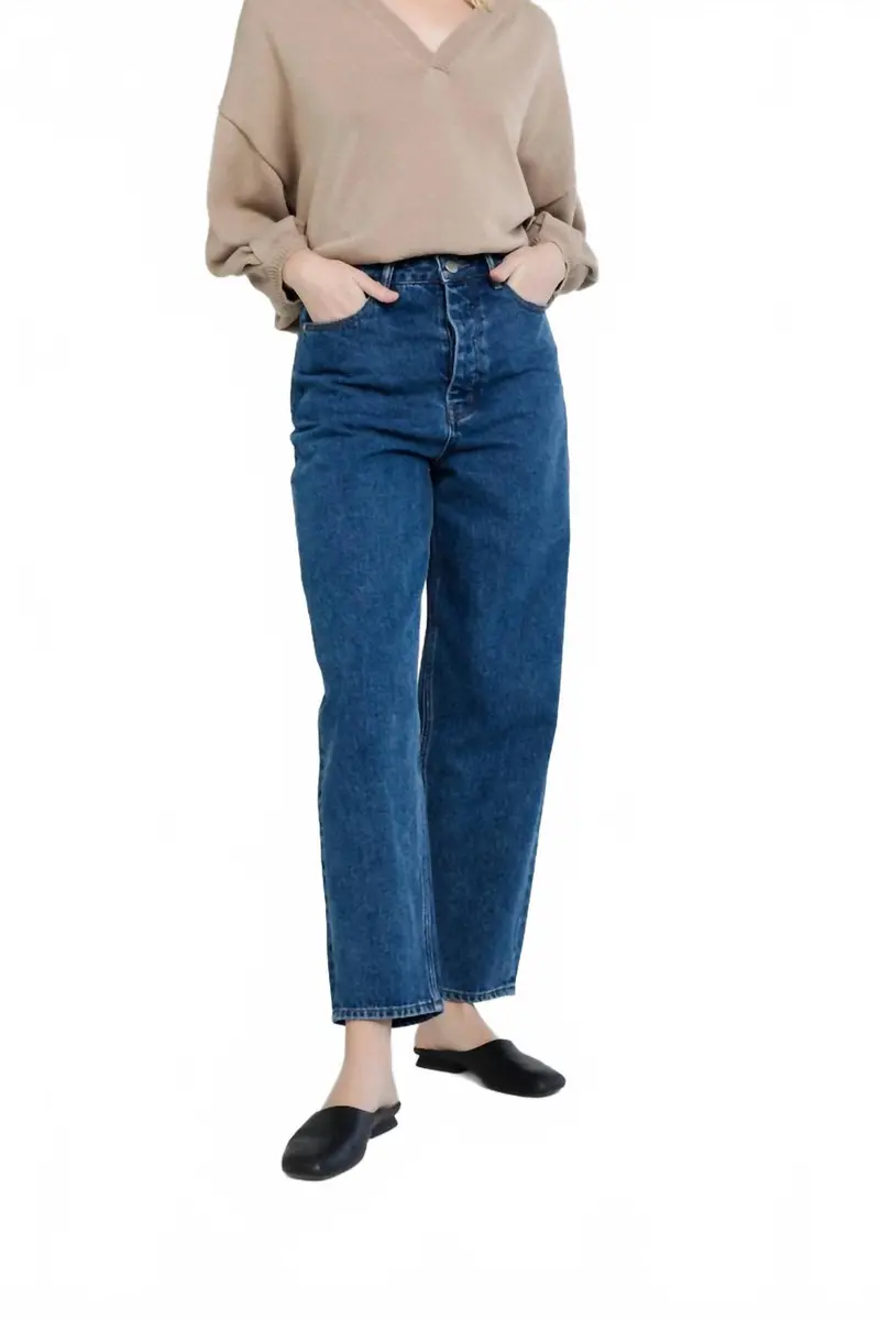 Chessy Straight Leg Jeans In Blue 1