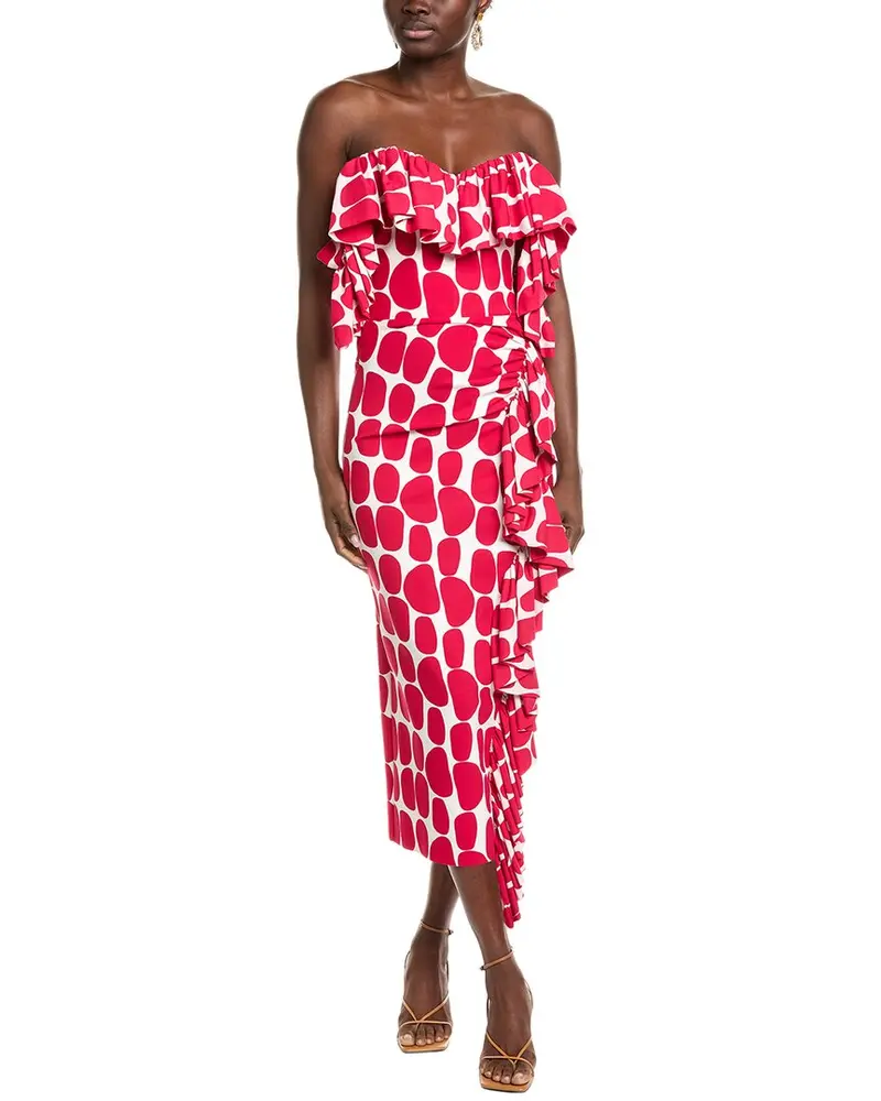 Chiara Boni La Petite Robe Giraffea Midi Dress 1
