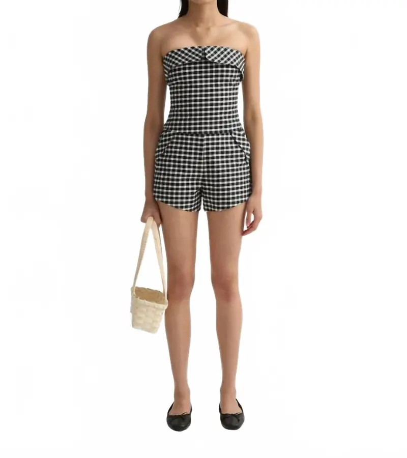 Chiara Shorts In Black/White 1