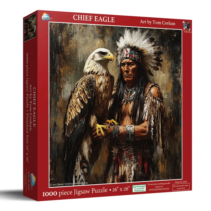 Chief Eagle 1000 Piece Jigsaw Puzzle For Adults 1